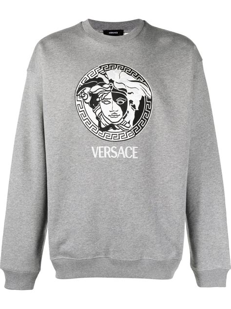 young versace medusa sweatshirt|Versace t shirt medusa head.